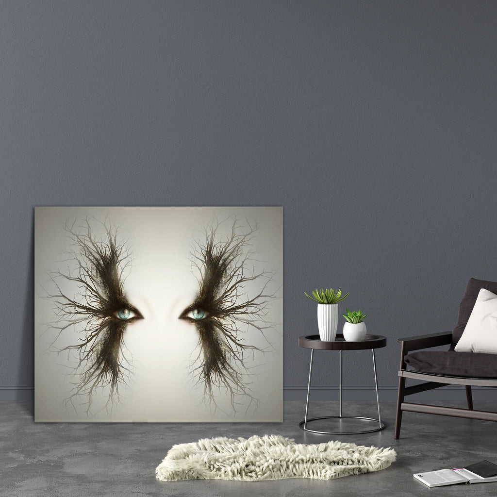 Artistic Female Eyes With Branches D2 Canvas Painting Synthetic Frame-Paintings MDF Framing-AFF_FR-IC 5003386 IC 5003386, Abstract Expressionism, Abstracts, Art and Paintings, Asian, Black and White, Digital, Digital Art, Fantasy, Fashion, Gothic, Graphic, Illustrations, Nature, Scenic, Semi Abstract, White, artistic, female, eyes, with, branches, d2, canvas, painting, synthetic, frame, abstract, art, background, beautiful, branch, brown, caucasian, close, up, colorful, creativity, detail, eye, fable, fairy