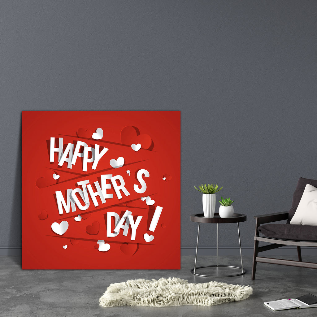 Happy Mothers Day D2 Canvas Painting Synthetic Frame-Paintings MDF Framing-AFF_FR-IC 5003401 IC 5003401, Abstract Expressionism, Abstracts, Ancient, Art and Paintings, Black and White, Botanical, Decorative, Digital, Digital Art, Floral, Flowers, Graphic, Hearts, Historical, Holidays, Illustrations, Love, Medieval, Nature, Patterns, Retro, Romance, Semi Abstract, Signs, Signs and Symbols, Typography, Vintage, White, happy, mothers, day, d2, canvas, painting, synthetic, frame, abstract, art, background, bann