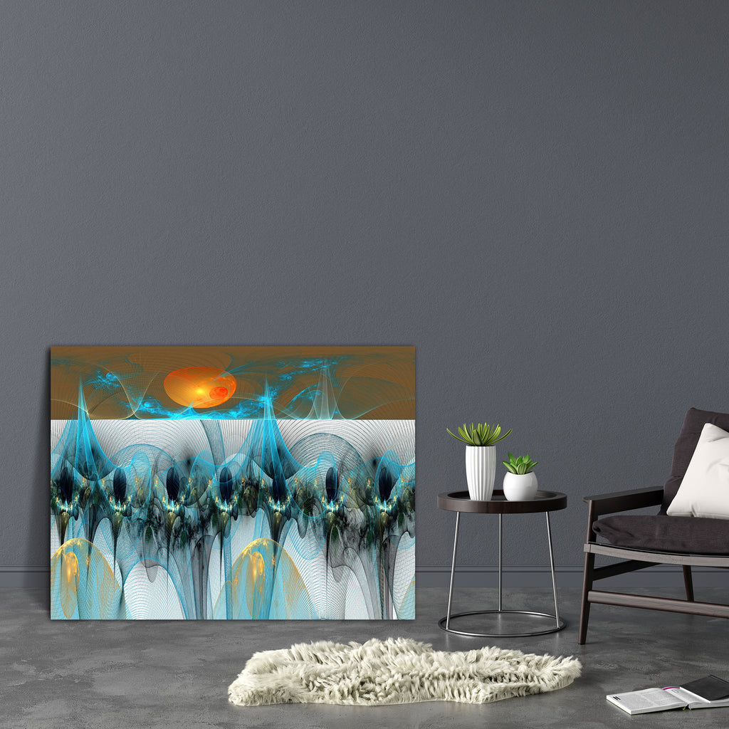 Fantasy Ice Planet D2 Canvas Painting Synthetic Frame-Paintings MDF Framing-AFF_FR-IC 5003434 IC 5003434, Art and Paintings, Astronomy, Cosmology, Digital, Digital Art, Fantasy, Futurism, Graphic, Illustrations, Landscapes, Mountains, Nature, Scenic, Science Fiction, Signs, Signs and Symbols, Space, Sunrises, Sunsets, ice, planet, d2, canvas, painting, synthetic, frame, alien, art, artwork, background, cold, fantastic, fiction, fractal, future, futuristic, generated, illustration, lake, landscape, moon, ren