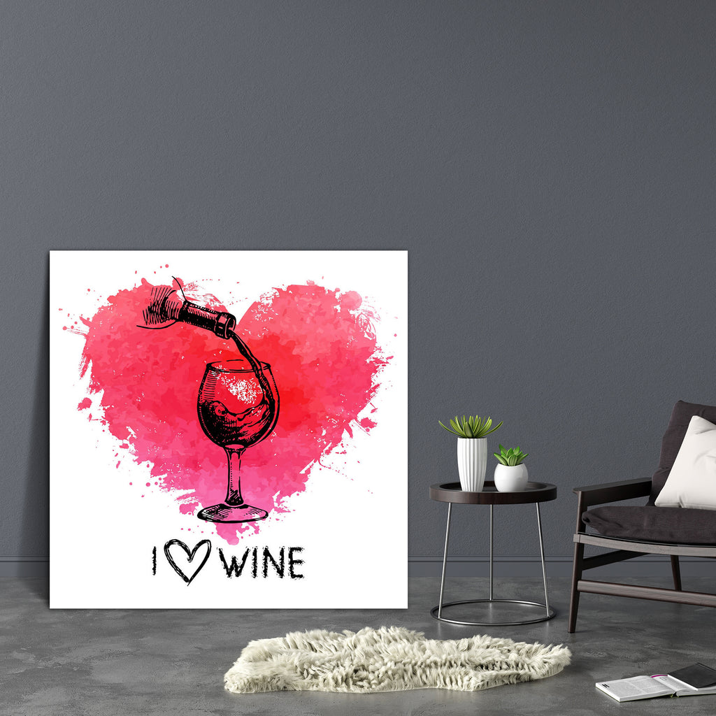 Wine With Splash Watercolor Heart Canvas Painting Synthetic Frame-Paintings MDF Framing-AFF_FR-IC 5003442 IC 5003442, Ancient, Art and Paintings, Black and White, Cuisine, Drawing, Food, Food and Beverage, Food and Drink, Fruit and Vegetable, Fruits, Hand Drawn, Hearts, Historical, Illustrations, Love, Medieval, Paintings, Retro, Romance, Signs, Signs and Symbols, Sketches, Splatter, Still Life, Vintage, Watercolour, White, Wine, with, splash, watercolor, heart, canvas, painting, synthetic, frame, alcohol, 