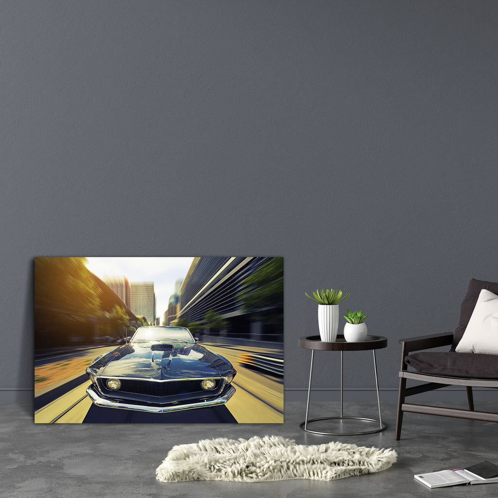 Vintage Car D13 Canvas Painting Synthetic Frame-Paintings MDF Framing-AFF_FR-IC 5003470 IC 5003470, Ancient, Automobiles, Black, Black and White, Cars, Cities, City Views, Historical, Medieval, Transportation, Travel, Vehicles, Vintage, car, d13, canvas, painting, synthetic, frame, muscle, automobile, chic, city, classic, convertible, elegant, fast, motion, blur, nostalgia, old, fashioned, precious, reflection, speed, sport, style, vehicle, artzfolio, wall decor for living room, wall frames for living room,