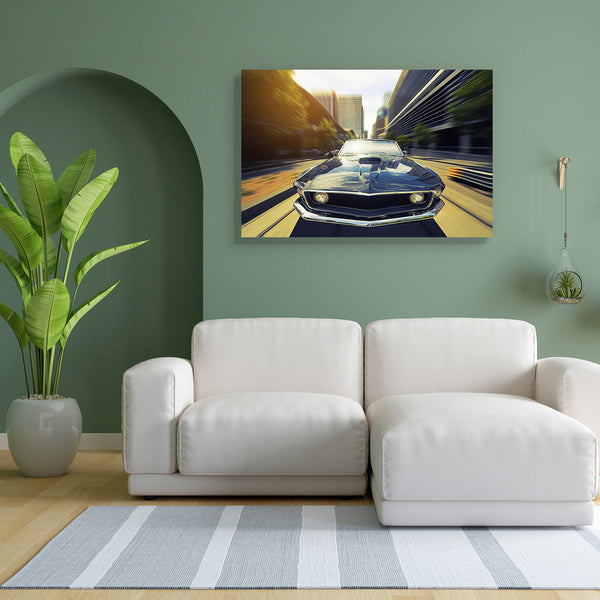 Vintage Car D13 Canvas Painting Synthetic Frame-Paintings MDF Framing-AFF_FR-IC 5003470 IC 5003470, Ancient, Automobiles, Black, Black and White, Cars, Cities, City Views, Historical, Medieval, Transportation, Travel, Vehicles, Vintage, car, d13, canvas, painting, for, bedroom, living, room, engineered, wood, frame, muscle, automobile, chic, city, classic, convertible, elegant, fast, motion, blur, nostalgia, old, fashioned, precious, reflection, speed, sport, style, vehicle, artzfolio, wall decor for living