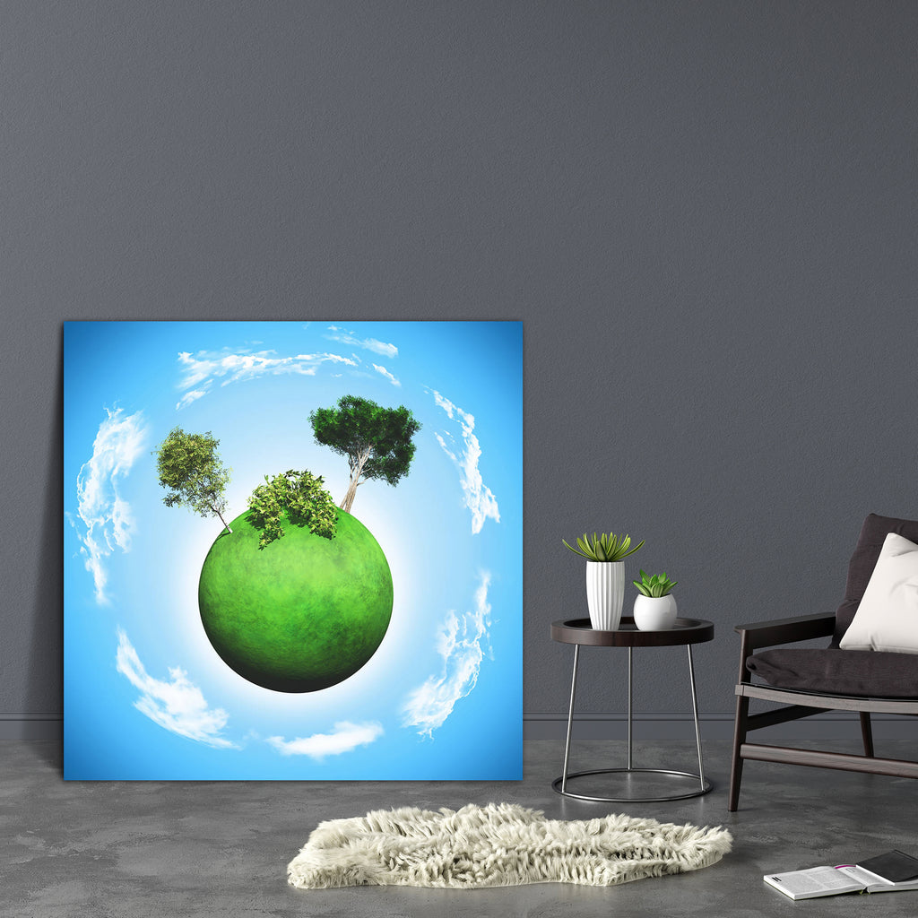 Grassy Globe With Tree D3 Canvas Painting Synthetic Frame-Paintings MDF Framing-AFF_FR-IC 5003481 IC 5003481, 3D, Abstract Expressionism, Abstracts, Astronomy, Cosmology, Illustrations, Landscapes, Love, Nature, Romance, Scenic, Science Fiction, Semi Abstract, Space, grassy, globe, with, tree, d3, canvas, painting, synthetic, frame, abstract, clouds, earth, fictional, green, trees, illustration, landscape, planet, render, science, fiction, sky, summer, artzfolio, wall decor for living room, wall frames for 
