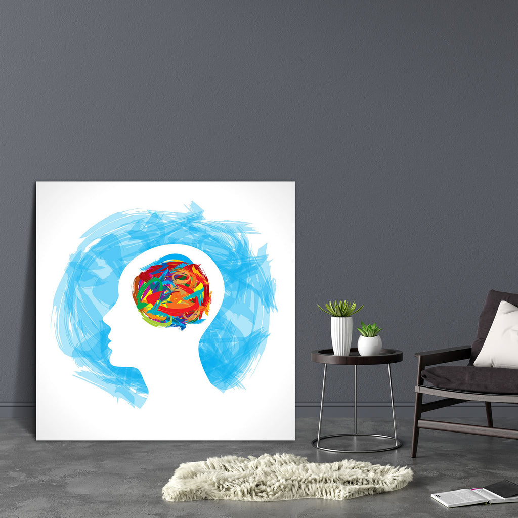 Human Head Thinking D3 Canvas Painting Synthetic Frame-Paintings MDF Framing-AFF_FR-IC 5003483 IC 5003483, Adult, Art and Paintings, Business, Education, Illustrations, Inspirational, Motivation, Motivational, Paintings, People, Schools, Universities, human, head, thinking, d3, canvas, painting, synthetic, frame, brain, mental, illness, learning, speech, bubble, above, body, colors, communication, community, concentration, concept, connections, creativity, directly, discovery, dreams, expertise, face, grung