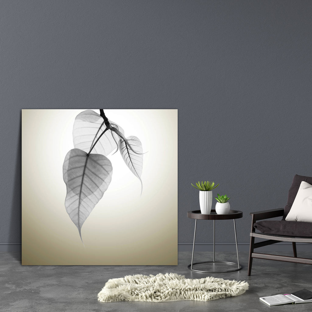 Bodhi Leaves Budding Canvas Painting Synthetic Frame-Paintings MDF Framing-AFF_FR-IC 5003486 IC 5003486, Abstract Expressionism, Abstracts, Art and Paintings, Black and White, Botanical, Buddhism, Floral, Flowers, God Buddha, Hinduism, Nature, Parents, Religion, Religious, Scenic, Semi Abstract, Signs and Symbols, Space, Symbols, White, bodhi, leaves, budding, canvas, painting, synthetic, frame, abstract, art, autumn, b, w, background, black, and, bodhgaya, branch, bright, buddha, buddhist, copyspace, decor