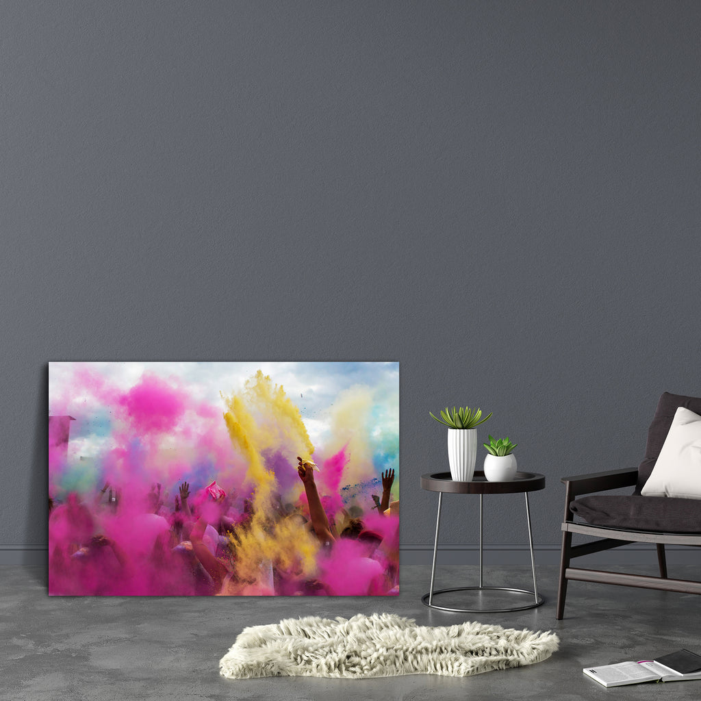 Holi Festival India Canvas Painting Synthetic Frame-Paintings MDF Framing-AFF_FR-IC 5003508 IC 5003508, Asian, Automobiles, Cities, City Views, Culture, Ethnic, Festivals, Festivals and Occasions, Festive, Hinduism, Holidays, Indian, People, Religion, Religious, Spiritual, Traditional, Transportation, Travel, Tribal, Vehicles, World Culture, holi, festival, india, canvas, painting, synthetic, frame, color, happy, powder, colors, asia, celebrating, celebration, ceremony, colorful, colour, colourful, covered,