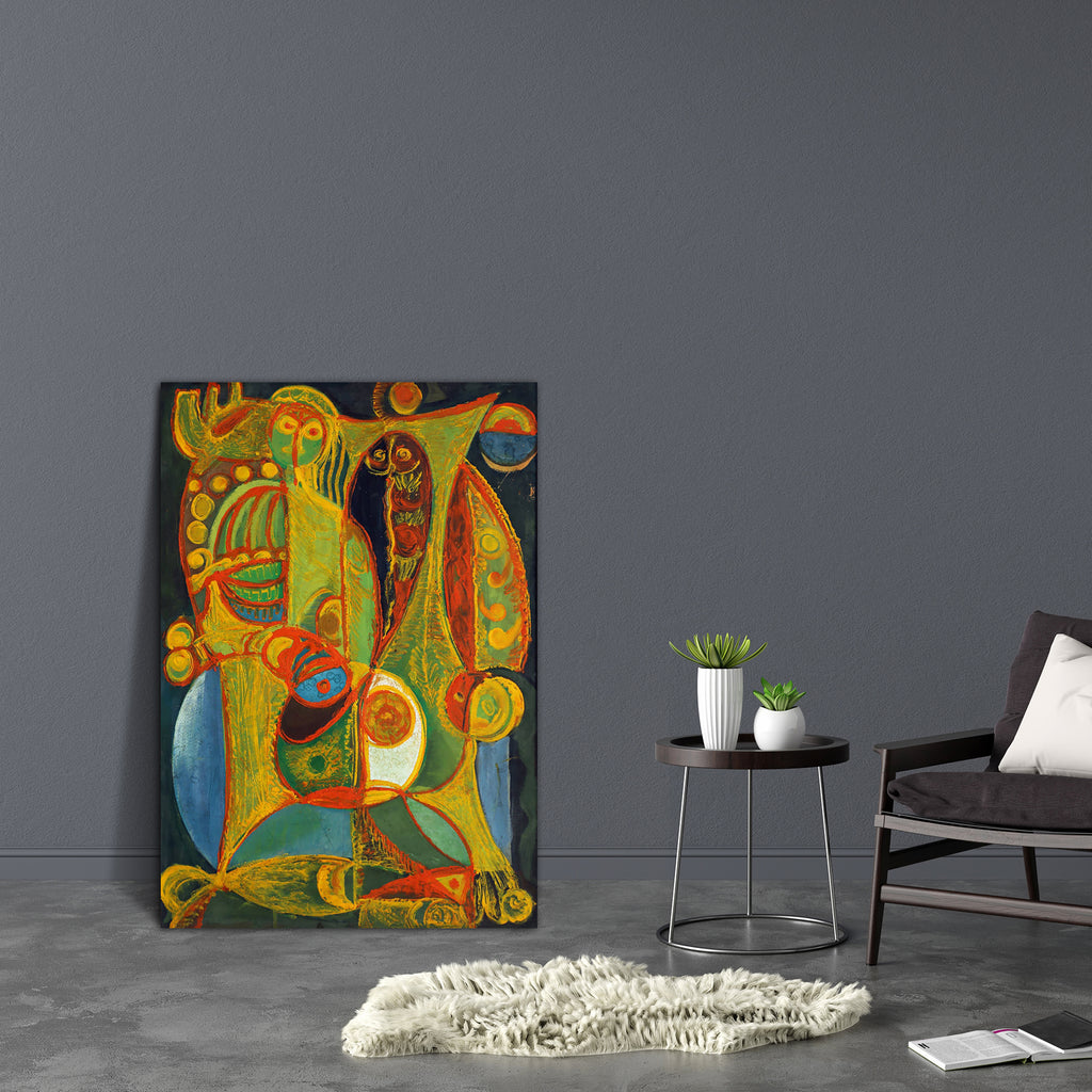 Absrtact Artwork D5 Canvas Painting Synthetic Frame - Paintings MDF Framing - ArtzFolio.com