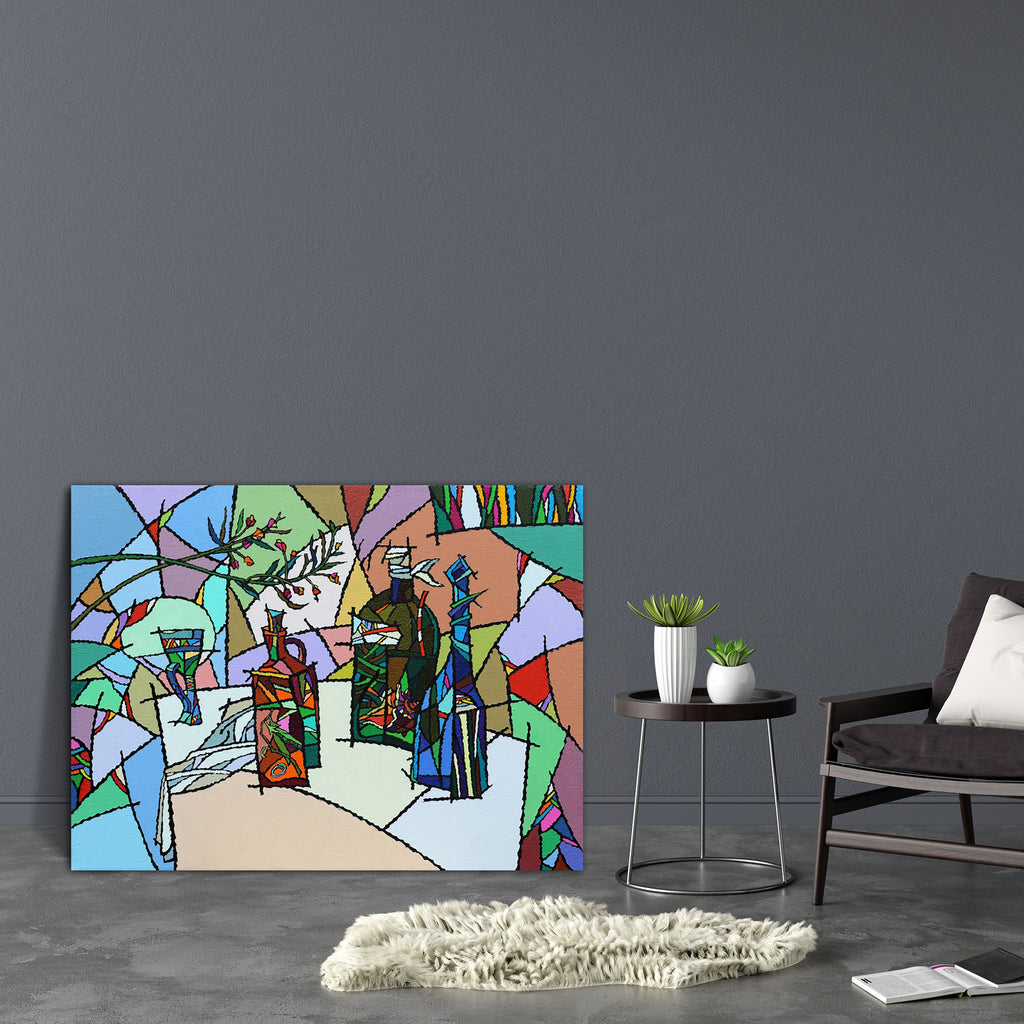 Kitchen Still Life D3 Canvas Painting Synthetic Frame-Paintings MDF Framing-AFF_FR-IC 5003558 IC 5003558, Abstract Expressionism, Abstracts, Art and Paintings, Beverage, Fruit and Vegetable, Fruits, Kitchen, Modern Art, Paintings, Semi Abstract, Signs, Signs and Symbols, Wine, still, life, d3, canvas, painting, synthetic, frame, from, series, utensils, tea, coffee, plates, dishes, cup, teacup, cafe, house, cafeteria, abstract, art, artwork, colours, composition, design, flow, form, lines, marbled, mix, mixe