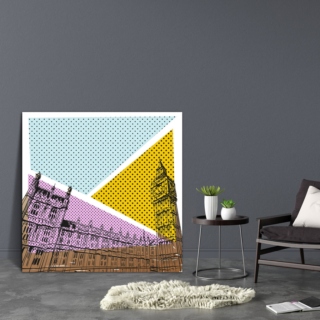 Buckingham Palace Canvas Painting Synthetic Frame-Paintings MDF Framing-AFF_FR-IC 5003563 IC 5003563, Ancient, Architecture, Art and Paintings, Automobiles, Books, Cities, City Views, Drawing, Hand Drawn, Historical, Illustrations, Landmarks, Medieval, Minimalism, Places, Pop Art, Signs, Signs and Symbols, Sketches, Transportation, Travel, Vehicles, Vintage, buckingham, palace, canvas, painting, synthetic, frame, art, banner, big, ben, britain, building, card, city, scape, clip, comic, book, construction, d