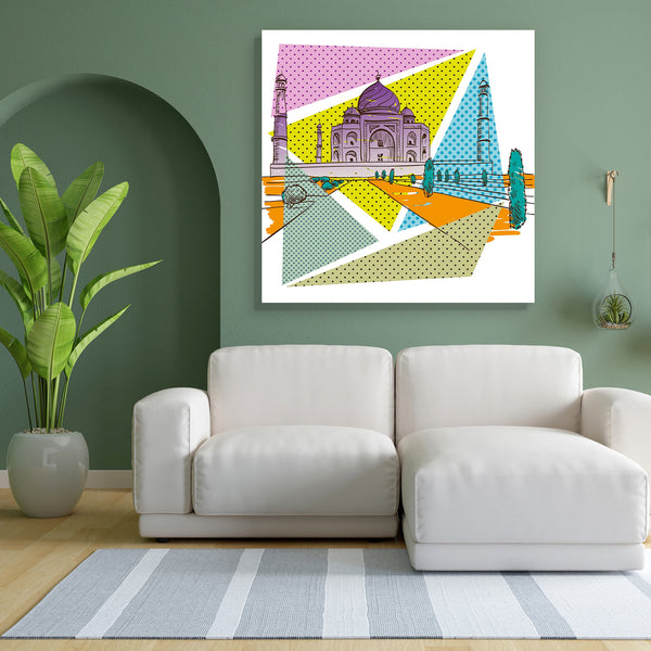 Taj Mahal D4 Canvas Painting Synthetic Frame-Paintings MDF Framing-AFF_FR-IC 5003570 IC 5003570, Ancient, Architecture, Art and Paintings, Automobiles, Books, Cities, City Views, Drawing, Hand Drawn, Historical, Illustrations, Indian, Landmarks, Medieval, Minimalism, Places, Pop Art, Signs, Signs and Symbols, Sketches, Transportation, Travel, Vehicles, Vintage, taj, mahal, d4, canvas, painting, for, bedroom, living, room, engineered, wood, frame, art, banner, bridge, building, card, city, scape, clip, comic