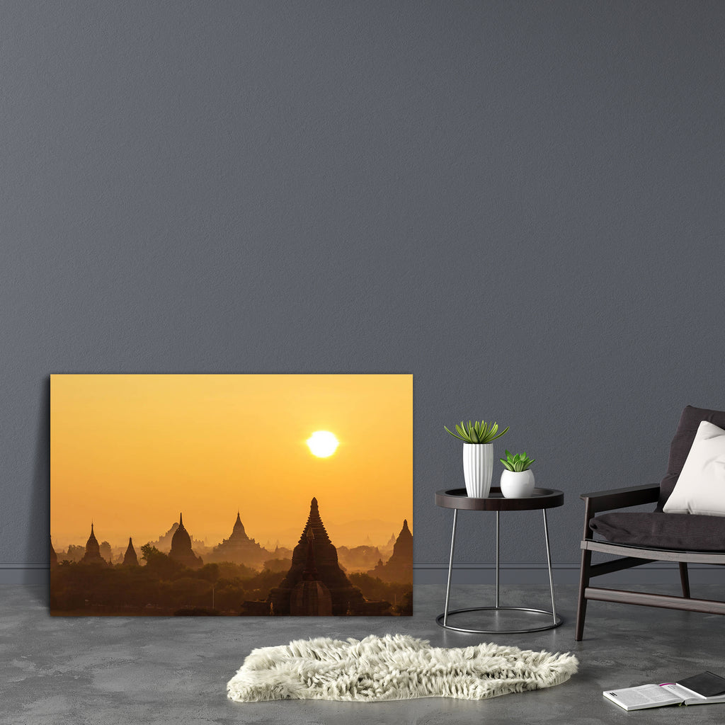 Sunrise & Pagoda, Bagan In Myanmar Burmar Canvas Painting Synthetic Frame-Paintings MDF Framing-AFF_FR-IC 5003593 IC 5003593, Architecture, Art and Paintings, Asian, Automobiles, Buddhism, Culture, Ethnic, God Buddha, Landmarks, Landscapes, Places, Religion, Religious, Scenic, Spiritual, Sunrises, Traditional, Transportation, Travel, Tribal, Urban, Vehicles, World Culture, sunrise, pagoda, bagan, in, myanmar, burmar, canvas, painting, synthetic, frame, arts, asia, attraction, buddha, buddhist, burma, burmes