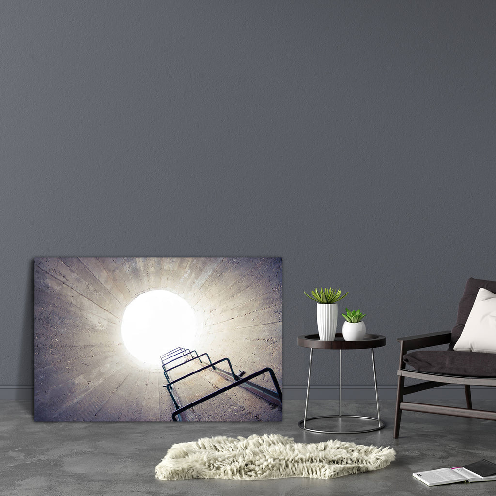 Light At The End Of The Tunnel Canvas Painting Synthetic Frame-Paintings MDF Framing-AFF_FR-IC 5003601 IC 5003601, Abstract Expressionism, Abstracts, Religion, Religious, Semi Abstract, Spiritual, light, at, the, end, of, tunnel, canvas, painting, synthetic, frame, hope, faith, ladder, beyond, rebirth, abandoned, abstract, afterlife, beginning, birth, bright, cave, concept, concrete, confusion, corridor, crisis, dark, darkness, death, destiny, disappear, empty, entrance, eternity, fear, freedom, glow, guide