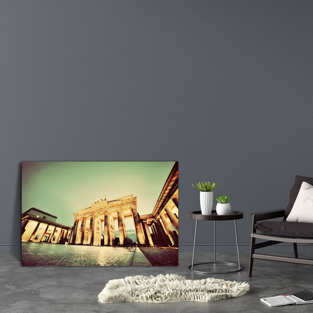 Brandenburg Gate in In Berlin, Germany Canvas Painting Synthetic Frame-Paintings MDF Framing-AFF_FR-IC 5003602 IC 5003602, Ancient, Architecture, Automobiles, Cities, City Views, Culture, Ethnic, German, Historical, Landmarks, Medieval, Places, Retro, Signs and Symbols, Symbols, Traditional, Transportation, Travel, Tribal, Urban, Vehicles, Vintage, World Culture, brandenburg, gate, in, berlin, germany, canvas, painting, synthetic, frame, attraction, building, capital, center, city, cityscape, column, destin