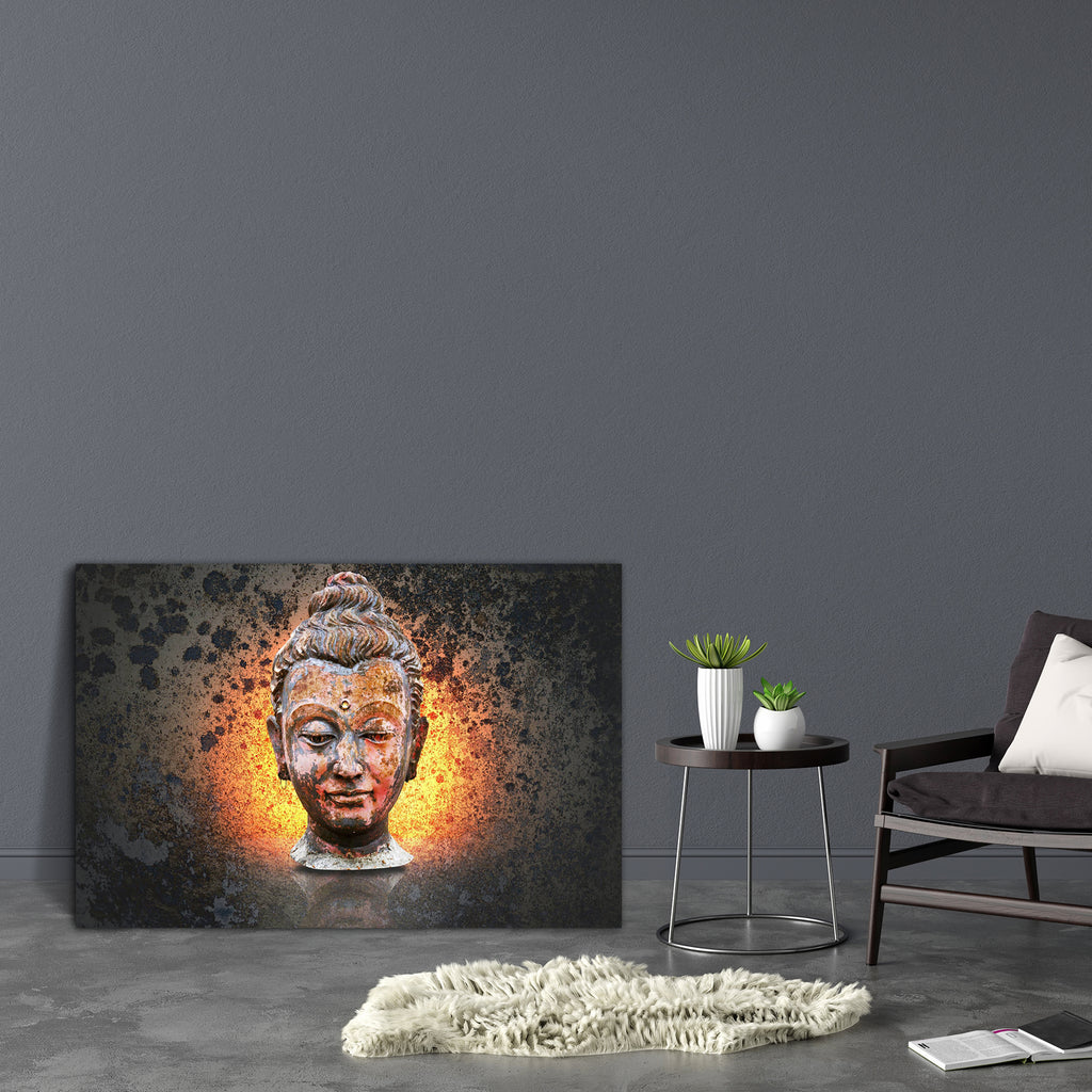 Lord Buddha Portrait D6 Canvas Painting Synthetic Frame-Paintings MDF Framing-AFF_FR-IC 5003607 IC 5003607, Ancient, Art and Paintings, Asian, Automobiles, Buddhism, Chinese, Culture, Decorative, Ethnic, God Buddha, Historical, Illustrations, Indian, Individuals, Japanese, Marble and Stone, Medieval, Portraits, Religion, Religious, Signs and Symbols, Spiritual, Symbols, Traditional, Transportation, Travel, Tribal, Vehicles, Vintage, World Culture, lord, buddha, portrait, d6, canvas, painting, synthetic, fra