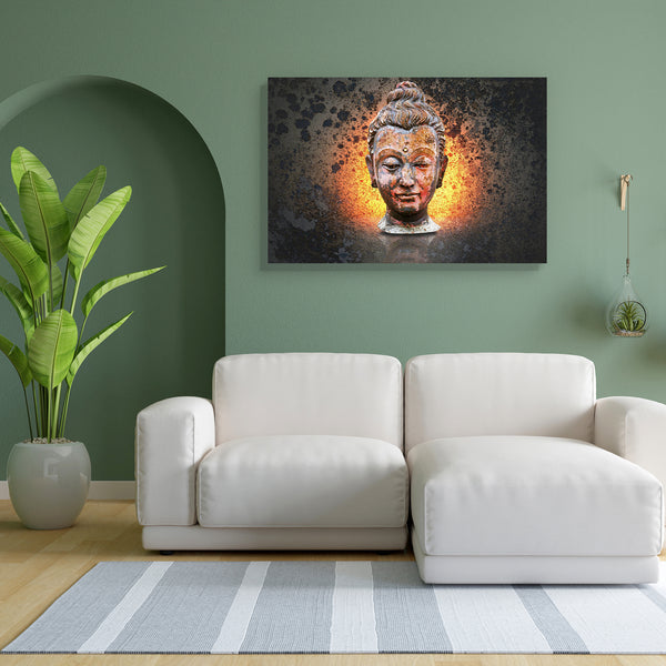 Lord Buddha Portrait D6 Canvas Painting Synthetic Frame-Paintings MDF Framing-AFF_FR-IC 5003607 IC 5003607, Ancient, Art and Paintings, Asian, Automobiles, Buddhism, Chinese, Culture, Decorative, Ethnic, God Buddha, Historical, Illustrations, Indian, Individuals, Japanese, Marble and Stone, Medieval, Portraits, Religion, Religious, Signs and Symbols, Spiritual, Symbols, Traditional, Transportation, Travel, Tribal, Vehicles, Vintage, World Culture, lord, buddha, portrait, d6, canvas, painting, for, bedroom, 