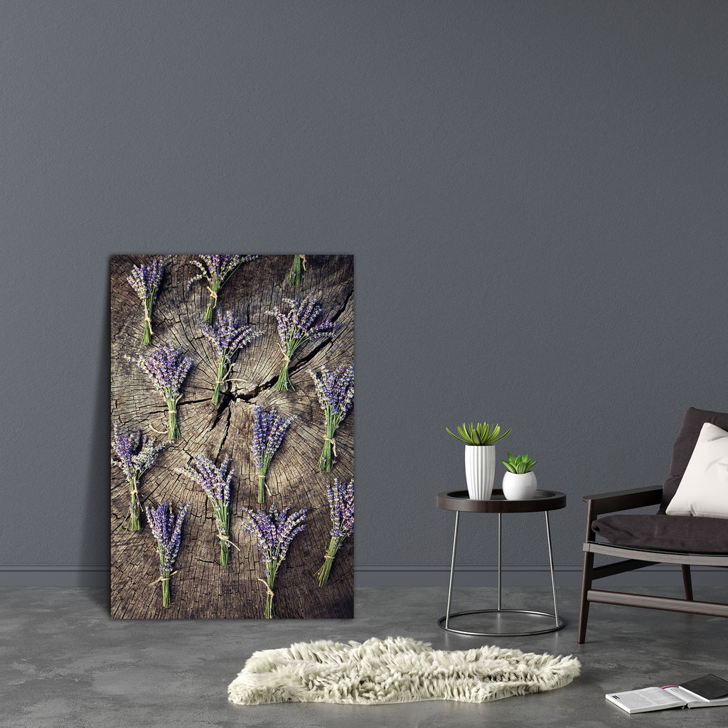 Lavender Flower Bunch On Wood D1 Canvas Painting Synthetic Frame-Paintings MDF Framing-AFF_FR-IC 5003639 IC 5003639, Ancient, Botanical, Decorative, Floral, Flowers, Historical, Medieval, Nature, Scenic, Signs, Signs and Symbols, Space, Vintage, Wooden, lavender, flower, bunch, on, wood, d1, canvas, painting, synthetic, frame, apothecary, aroma, aromatic, background, bloom, blossom, blue, bouquet, bud, copy, decoration, design, flavor, flora, fragrant, fresh, garden, gardening, herb, herbal, isolated, natur