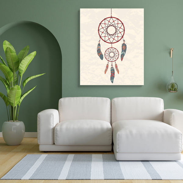Colorful Dream Catcher Canvas Painting Synthetic Frame-Paintings MDF Framing-AFF_FR-IC 5003655 IC 5003655, Abstract Expressionism, Abstracts, American, Art and Paintings, Aztec, Circle, Culture, Decorative, Digital, Digital Art, Ethnic, Fashion, Folk Art, Graphic, Illustrations, Indian, Semi Abstract, Signs, Signs and Symbols, Sketches, Symbols, Traditional, Tribal, World Culture, colorful, dream, catcher, canvas, painting, for, bedroom, living, room, engineered, wood, frame, dreamcatcher, abstract, america
