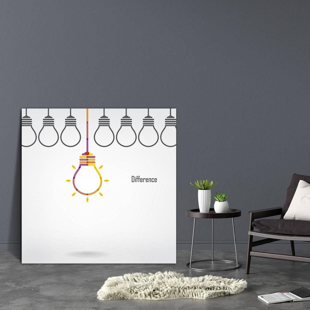 Creative Light Bulb Canvas Painting Synthetic Frame-Paintings MDF Framing-AFF_FR-IC 5003728 IC 5003728, Abstract Expressionism, Abstracts, Art and Paintings, Business, Digital, Digital Art, Education, Graphic, Icons, Illustrations, Inspirational, Motivation, Motivational, Schools, Science Fiction, Semi Abstract, Signs, Signs and Symbols, Symbols, Universities, creative, light, bulb, canvas, painting, synthetic, frame, abstract, art, artwork, background, brainstorm, choice, clipart, colourful, competitive, c