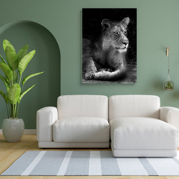 Wild African Lion D2 Canvas Painting Synthetic Frame-Paintings MDF Framing-AFF_FR-IC 5003733 IC 5003733, African, Animals, Family, Nature, Scenic, Wildlife, wild, lion, d2, canvas, painting, for, bedroom, living, room, engineered, wood, frame, africa, animal, beautiful, big, five, carnivore, cat, dangerous, east, endangered, feline, female, hunter, king, large, mammal, national, park, outdoors, predator, safari, savanna, wilderness, artzfolio, wall decor for living room, wall frames for living room, frames 