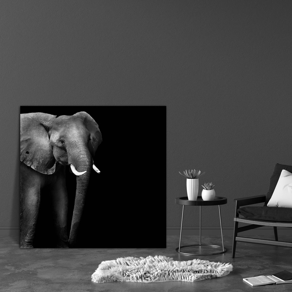 Wild African Elephant D3 Canvas Painting Synthetic Frame-Paintings MDF Framing-AFF_FR-IC 5003735 IC 5003735, African, Animals, Black, Black and White, Individuals, Nature, Portraits, Scenic, Space, Wildlife, wild, elephant, d3, canvas, painting, synthetic, frame, head, aged, animal, big, brown, close, closeup, danger, detail, ear, endangered, eye, face, feed, female, hide, jungle, large, look, old, one, portrait, powerful, skin, skinned, slow, species, strong, texture, thick, threatened, tough, trunk, tusk,