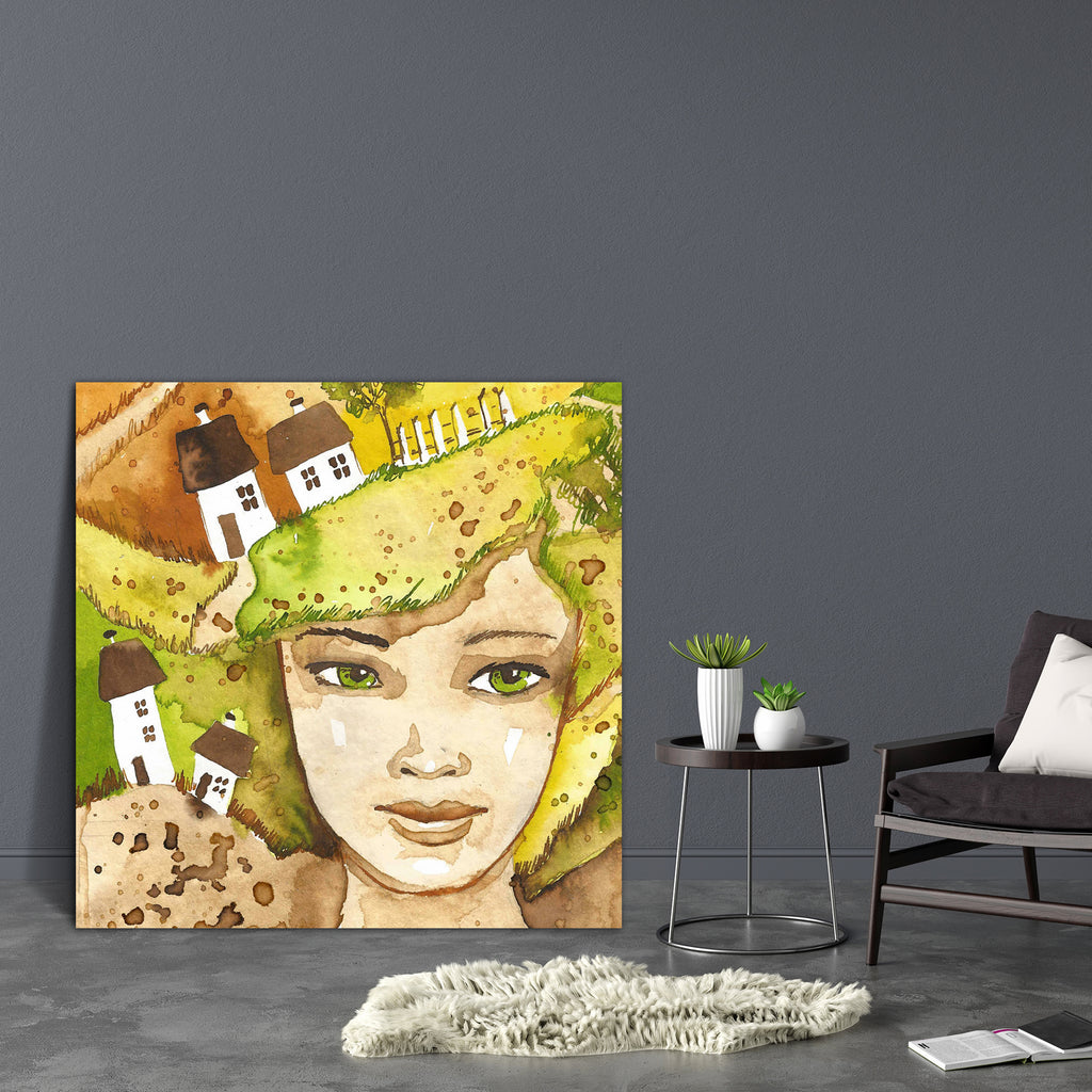 Abstract Artwork D169 Canvas Painting Synthetic Frame - Paintings MDF Framing - ArtzFolio.com