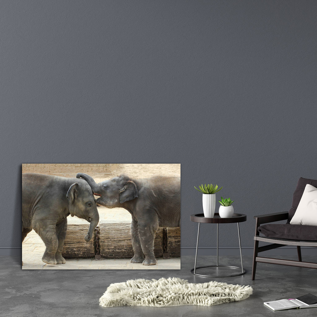 Elephants Touching Each Other Canvas Painting Synthetic Frame-Paintings MDF Framing-AFF_FR-IC 5003770 IC 5003770, Adult, African, Animals, Individuals, Portraits, elephants, touching, each, other, canvas, painting, synthetic, frame, affection, africa, animal, close, up, closeup, compassion, compassionate, display, elephant, feel, gentleness, gently, horizontal, intimate, lift, loxodonta, mammal, national, nobody, park, portrait, profile, togetherness, touch, trunk, two, view, wild, artzfolio, wall decor for