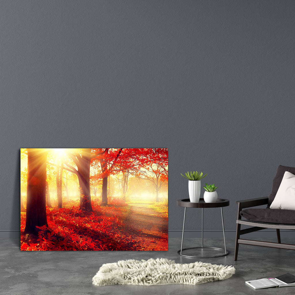 Old Autumn Forest Canvas Painting Synthetic Frame-Paintings MDF Framing-AFF_FR-IC 5003788 IC 5003788, Automobiles, Landscapes, Nature, Scenic, Seasons, Sunrises, Sunsets, Transportation, Travel, Vehicles, Wooden, old, autumn, forest, canvas, painting, synthetic, frame, landscape, fall, leaves, sunrise, scenery, scene, road, woods, woodland, forrest, sunlight, tree, season, sunset, trees, leaf, forests, beauty, jungle, sun, dawn, fog, beam, beautiful, countryside, deep, environment, foggy, haze, hike, hiking