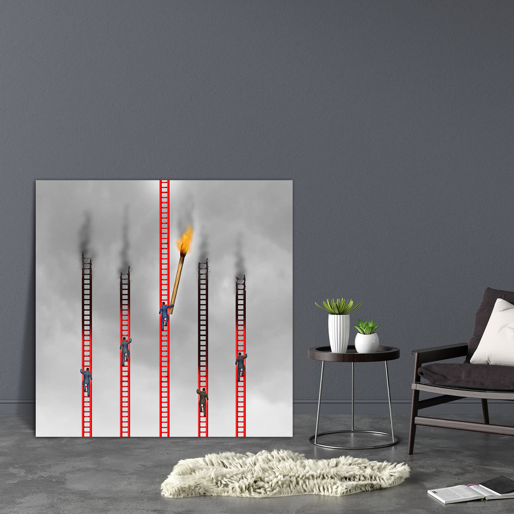 Business People Climbing Red Ladders Canvas Painting Synthetic Frame-Paintings MDF Framing-AFF_FR-IC 5003810 IC 5003810, Business, Conceptual, People, Sports, climbing, red, ladders, canvas, painting, synthetic, frame, game, changer, advantage, best, burn, career, champion, climb, compete, competition, corporate, destroy, eliminate, fierce, first, group, ladder, lead, leader, leadership, learn, match, number, one, person, planning, rise, solution, strategy, success, target, thinking, top, up, victory, win, 