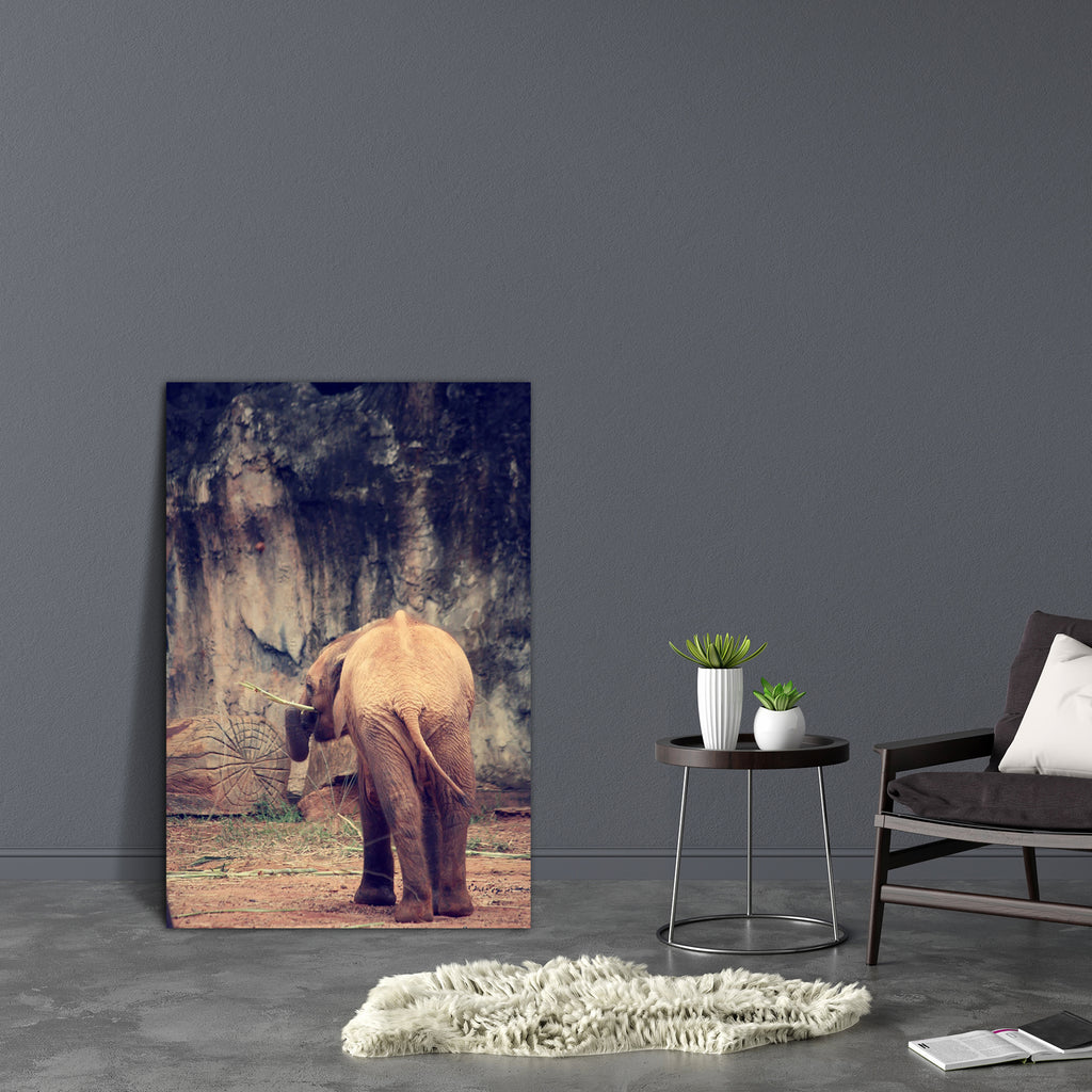 Baby Elephant D1 Canvas Painting Synthetic Frame-Paintings MDF Framing-AFF_FR-IC 5003812 IC 5003812, African, Animals, Asian, Baby, Children, Family, Kids, Nature, Scenic, Sports, Wildlife, elephant, d1, canvas, painting, synthetic, frame, africa, animal, asia, beautiful, beauty, big, calf, cute, ears, endangered, game, grey, large, mammal, mom, mother, national, park, reserve, safari, small, south, together, trunk, walking, wild, wilderness, young, artzfolio, wall decor for living room, wall frames for liv