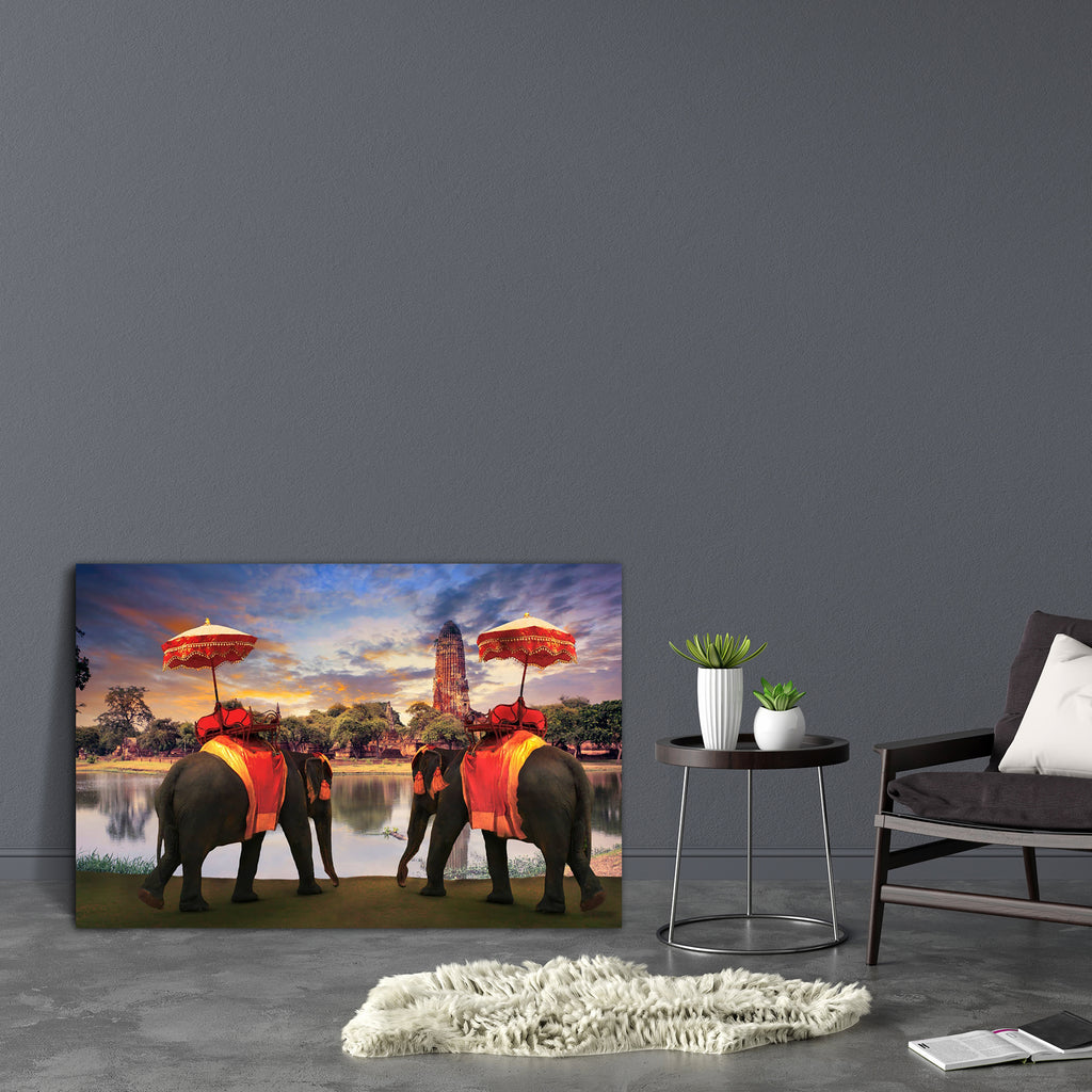 Thai Traditional Elephants In Old Pagoda Ayuthaya Canvas Painting Synthetic Frame-Paintings MDF Framing-AFF_FR-IC 5003826 IC 5003826, Ancient, Animals, Architecture, Asian, Automobiles, Culture, Ethnic, Historical, Indian, Landmarks, Landscapes, Medieval, Nature, Places, Religion, Religious, Scenic, Sports, Traditional, Transportation, Travel, Tribal, Vehicles, Vintage, World Culture, thai, elephants, in, old, pagoda, ayuthaya, canvas, painting, synthetic, frame, adventure, animal, antique, asia, ayutthaya,