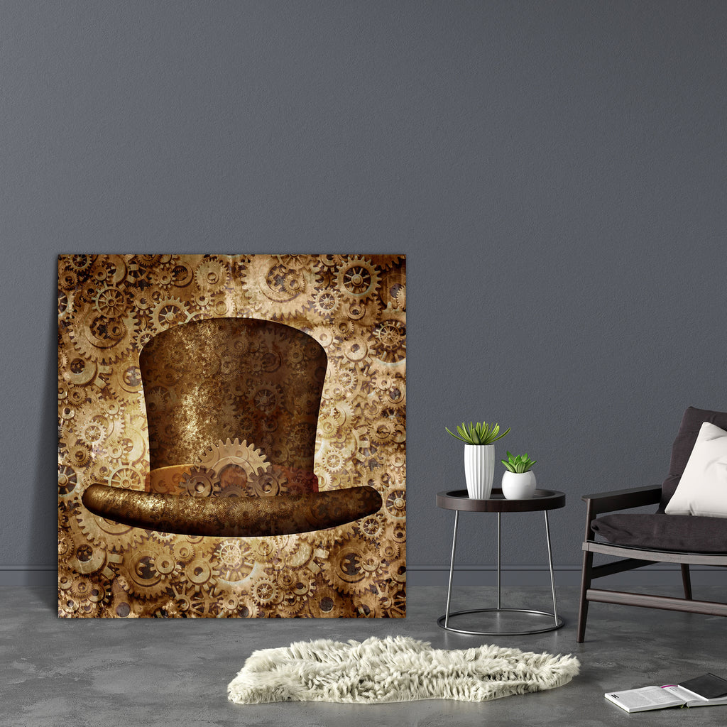 Science Fiction Concept Art Canvas Painting Synthetic Frame-Paintings MDF Framing-AFF_FR-IC 5003830 IC 5003830, Ancient, Art and Paintings, Fantasy, Historical, Medieval, Retro, Science Fiction, Signs and Symbols, Steampunk, Symbols, Victorian, Vintage, Metallic, science, fiction, concept, art, canvas, painting, synthetic, frame, alternative, apocalyptic, clockwork, clockworks, cogs, copper, dirty, engine, fictional, futuristic, gears, grunge, hat, hybrid, industrial, innovation, inventions, machine, mechan