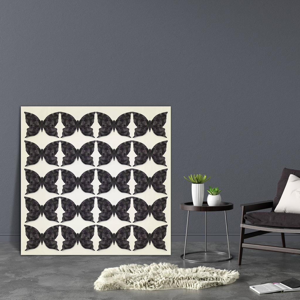 Black Butterflies Canvas Painting Synthetic Frame-Paintings MDF Framing-AFF_FR-IC 5003838 IC 5003838, Abstract Expressionism, Abstracts, Art and Paintings, Black, Black and White, Conceptual, Decorative, Digital, Digital Art, Fantasy, Geometric, Geometric Abstraction, Gothic, Graphic, Illustrations, Modern Art, Semi Abstract, Surrealism, butterflies, canvas, painting, synthetic, frame, abstract, art, artistic, background, beautiful, butterfly, concept, contemporary, creativity, dark, decoration, detail, eff