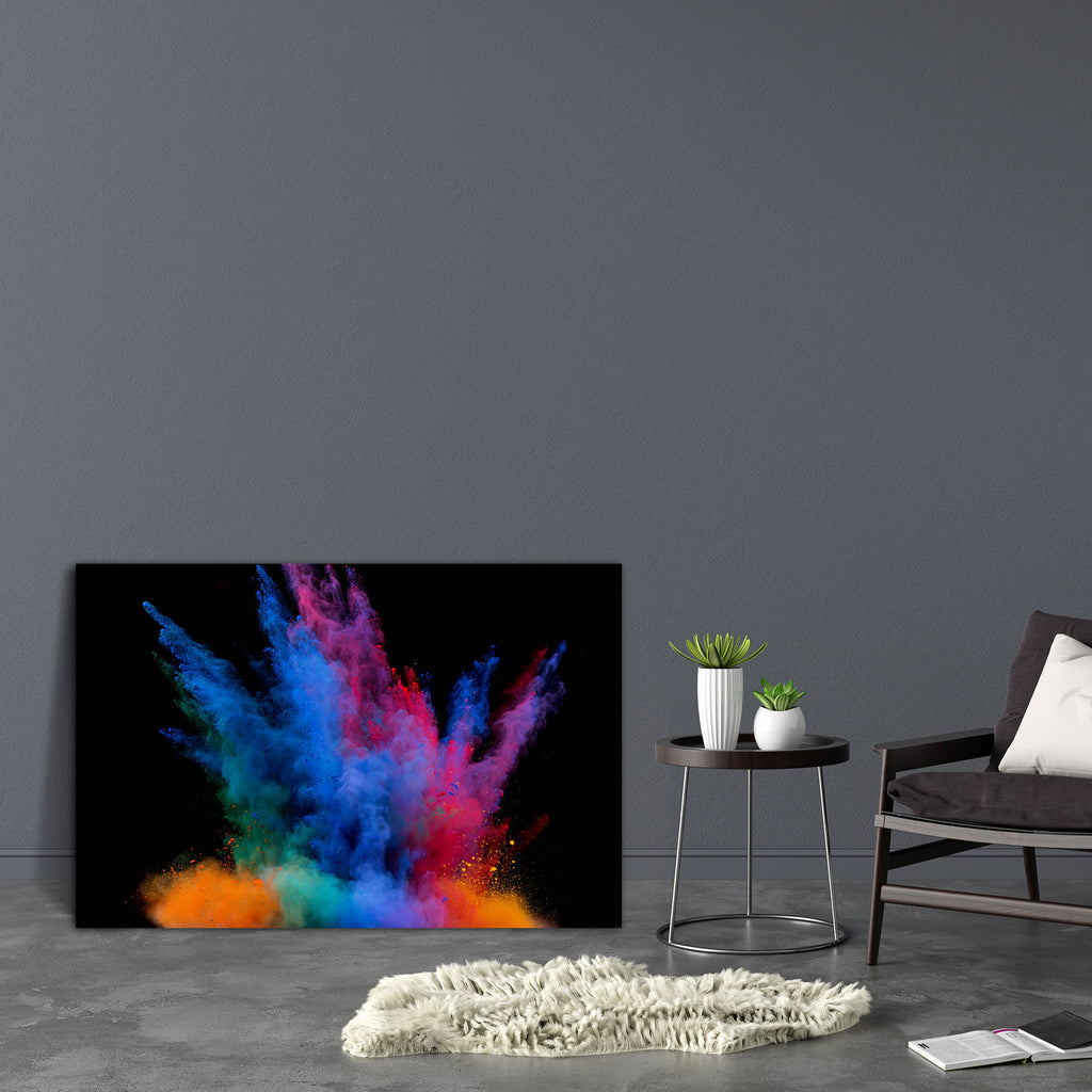 Launched Colorful Powder Canvas Painting Synthetic Frame-Paintings MDF Framing-AFF_FR-IC 5003850 IC 5003850, Abstract Expressionism, Abstracts, Astronomy, Black, Black and White, Cosmology, Semi Abstract, Signs, Signs and Symbols, Space, Stars, White, launched, colorful, powder, canvas, painting, synthetic, frame, color, abstract, background, blue, clouds, cosmic, cosmos, creative, cut, out, design, dust, explode, fume, gas, glowing, isolated, mass, smog, smoke, speed, sphere, texture, toxic, yellow, artzfo