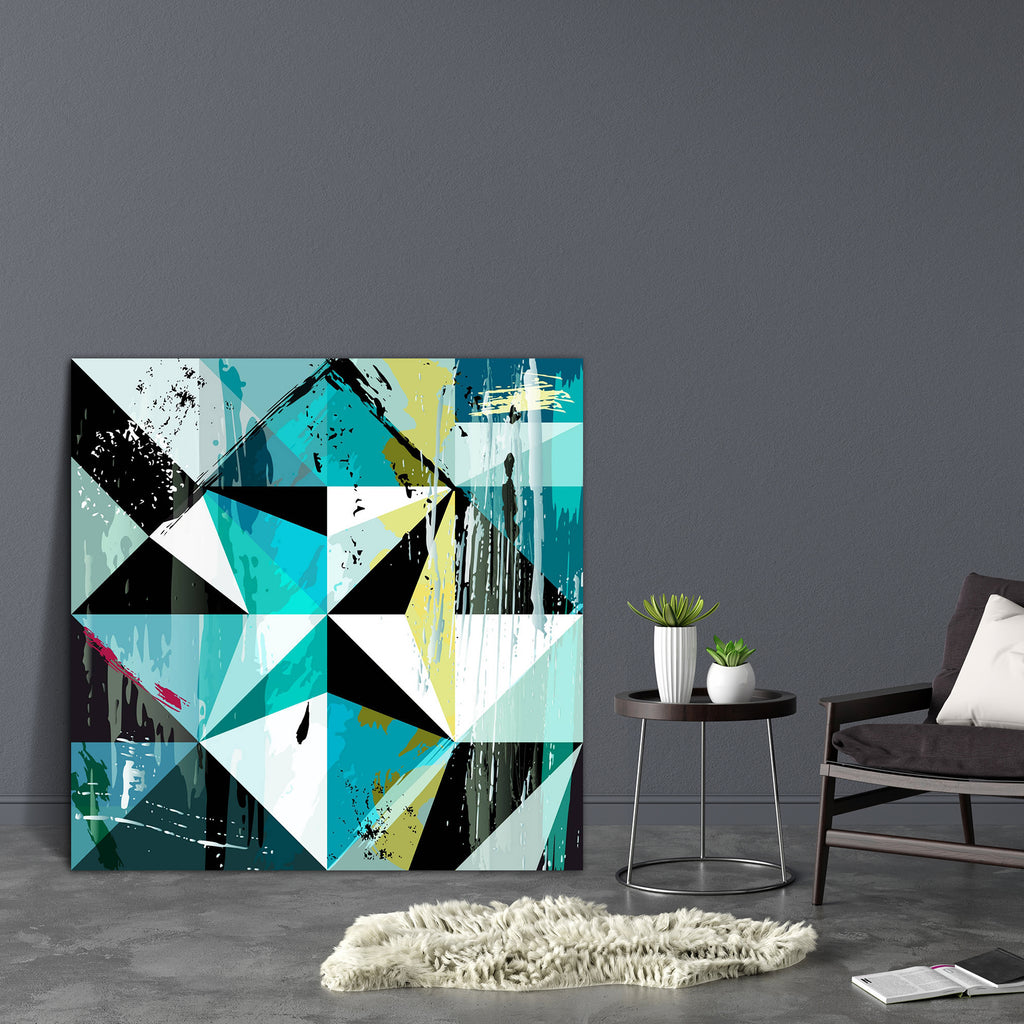 Abstract Artwork D172 Canvas Painting Synthetic Frame - Paintings MDF Framing - ArtzFolio.com