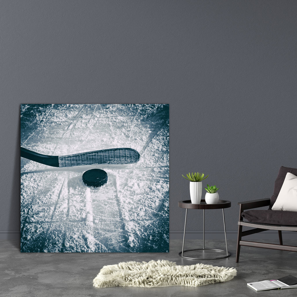 Hockey Stick & Puck Canvas Painting Synthetic Frame-Paintings MDF Framing-AFF_FR-IC 5003871 IC 5003871, Space, Sports, hockey, stick, puck, canvas, painting, synthetic, frame, ice, rink, and, activity, color, colour, copy, equipment, game, image, leisure, lifestyle, nobody, outdoors, photograph, play, practice, recreation, shot, skates, sport, winter, artzfolio, wall decor for living room, wall frames for living room, frames for living room, wall art, canvas painting, wall frame, scenery, panting, paintings