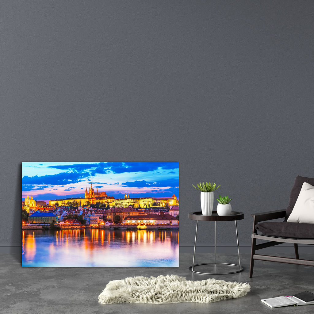 St Vitus Cathedral In Prague, Czech Republic Canvas Painting Synthetic Frame-Paintings MDF Framing-AFF_FR-IC 5003878 IC 5003878, Ancient, Architecture, Automobiles, Cities, City Views, God Ram, Hinduism, Historical, Landmarks, Landscapes, Medieval, Panorama, People, Places, Scenic, Skylines, Sunsets, Transportation, Travel, Vehicles, Vintage, st, vitus, cathedral, in, prague, czech, republic, canvas, painting, synthetic, frame, castle, beautiful, blue, bridge, building, capital, charles, church, city, citys