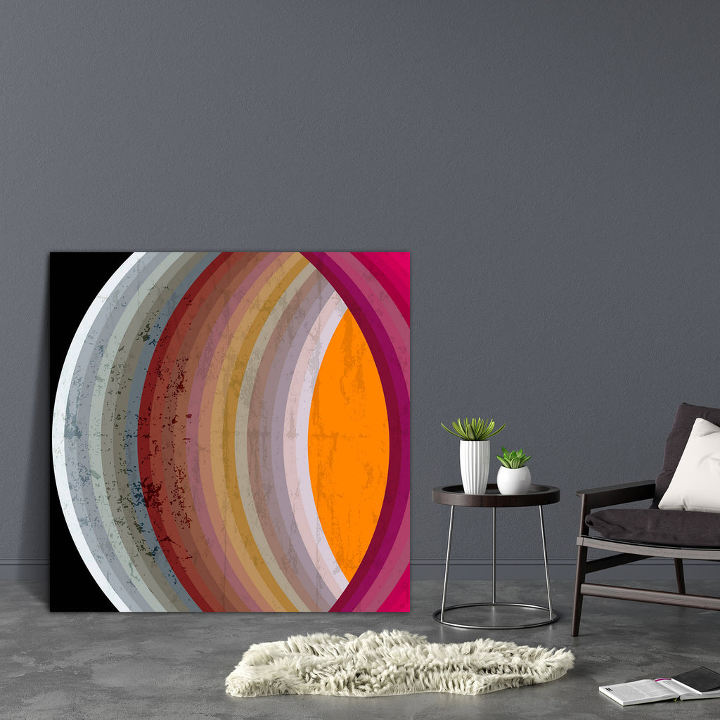 Abstract Artwork D173 Canvas Painting Synthetic Frame - Paintings MDF Framing - ArtzFolio.com
