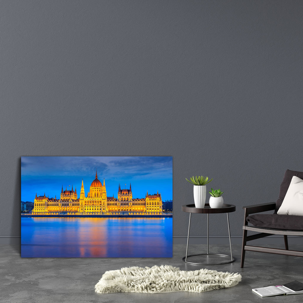 Budapest Parliament At Night, Hungary Canvas Painting Synthetic Frame-Paintings MDF Framing-AFF_FR-IC 5003883 IC 5003883, Architecture, Automobiles, Cities, City Views, God Ram, Gothic, Hinduism, Landmarks, Landscapes, Nature, Panorama, Places, Scenic, Signs and Symbols, Symbols, Transportation, Travel, Urban, Vehicles, budapest, parliament, at, night, hungary, canvas, painting, synthetic, frame, blue, building, capital, city, cityscape, danube, destinations, downtown, dusk, embankment, europe, evening, fam
