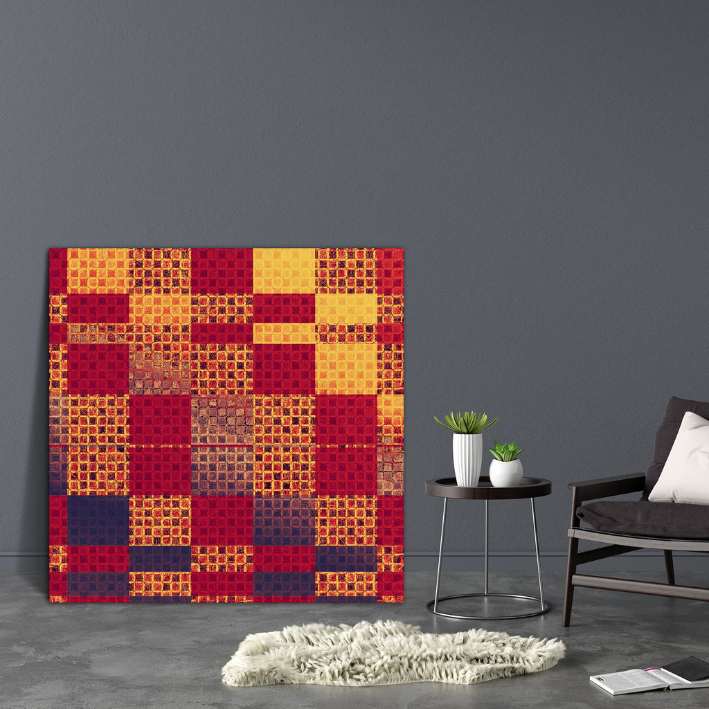 Abstract Artwork D176 Canvas Painting Synthetic Frame - Paintings MDF Framing - ArtzFolio.com