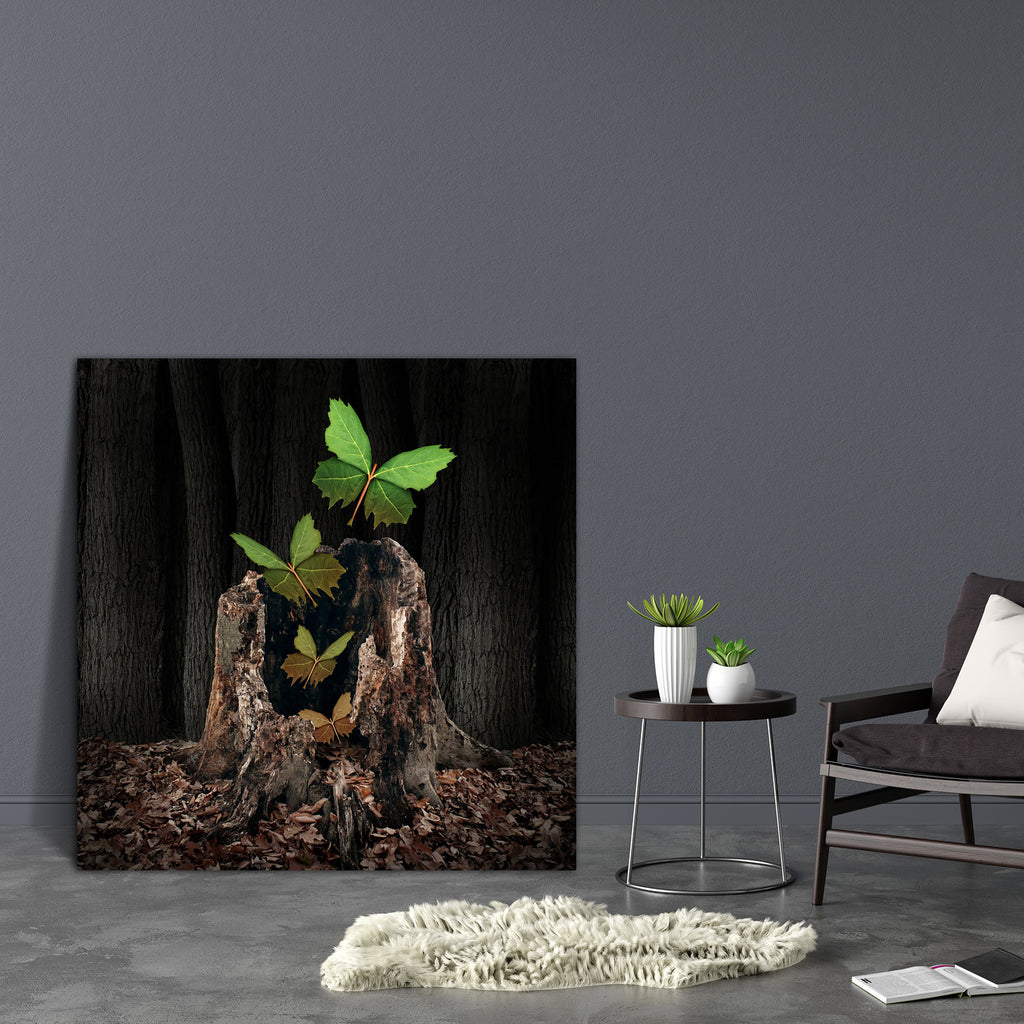 Afterlife & Rebirth Concept Canvas Painting Synthetic Frame - Paintings MDF Framing - ArtzFolio.com