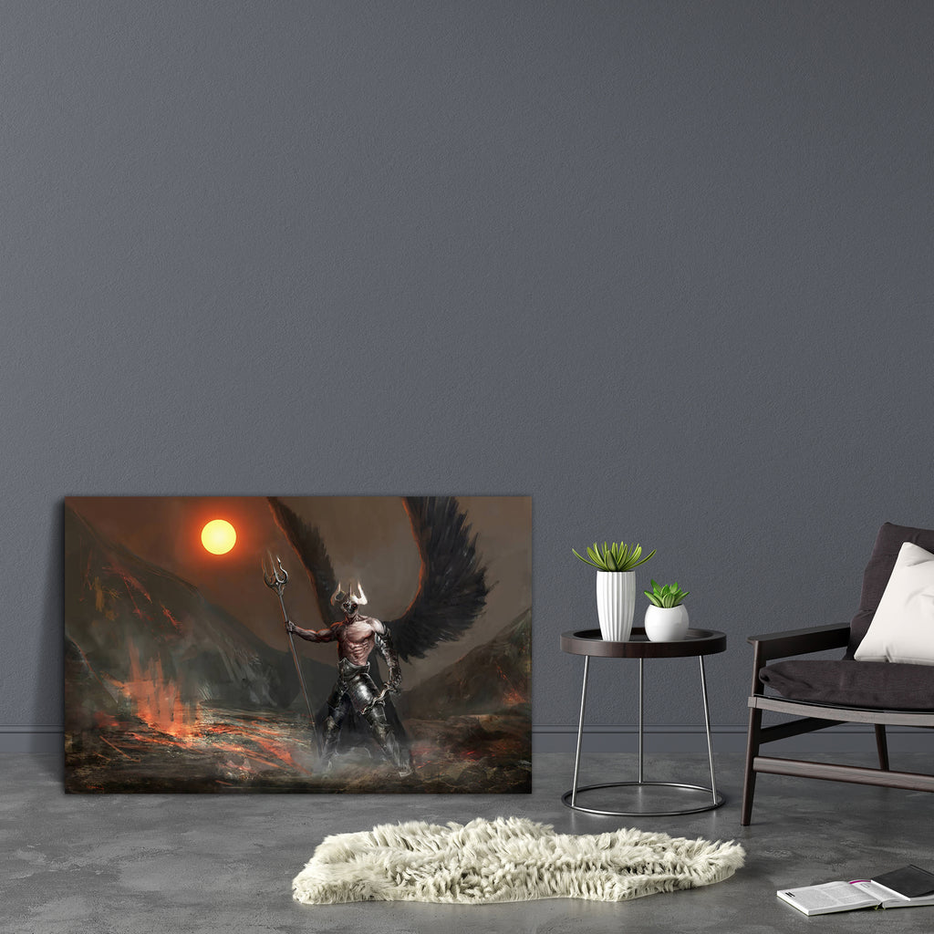 Fallen Angel D3 Canvas Painting Synthetic Frame-Paintings MDF Framing-AFF_FR-IC 5003929 IC 5003929, Art and Paintings, Fantasy, Illustrations, fallen, angel, d3, canvas, painting, synthetic, frame, devil, demon, art, satan, knight, evil, dark, angels, of, death, and, devils, monster, armor, arousal, blind, curse, damn, doom, feathers, helm, illustration, raven, sword, winds, artzfolio, wall decor for living room, wall frames for living room, frames for living room, wall art, canvas painting, wall frame, sce