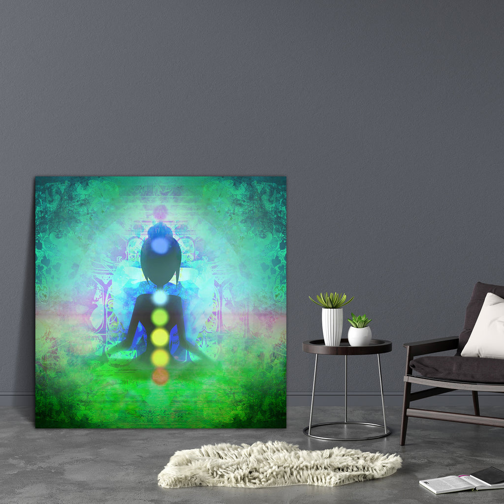 Yoga Lotus Pose D9 Canvas Painting Synthetic Frame-Paintings MDF Framing-AFF_FR-IC 5003941 IC 5003941, Buddhism, Digital, Digital Art, God Buddha, Graphic, Health, Illustrations, Indian, Nature, People, Religion, Religious, Scenic, Spiritual, Sports, Sunsets, yoga, lotus, pose, d9, canvas, painting, synthetic, frame, aura, beauty, body, breath, buddha, ease, energy, exercise, female, fit, girl, grass, gym, hand, healing, illustration, india, mat, meditation, mystic, peace, quiet, raster, relax, relaxation, 