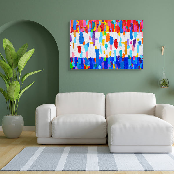 Abstract Artwork D177 Canvas Painting Synthetic Frame-Paintings MDF Framing-AFF_FR-IC 5003946 IC 5003946, Abstract Expressionism, Abstracts, Art and Paintings, Brush Stroke, Decorative, Paintings, Patterns, Retro, Semi Abstract, Signs, Signs and Symbols, abstract, artwork, d177, canvas, painting, for, bedroom, living, room, engineered, wood, frame, acrylic, art, beautyful, blue, brush, stroke, colour, colourful, composition, contemporary, contrasts, creative, design, detail, different, effect, element, expr