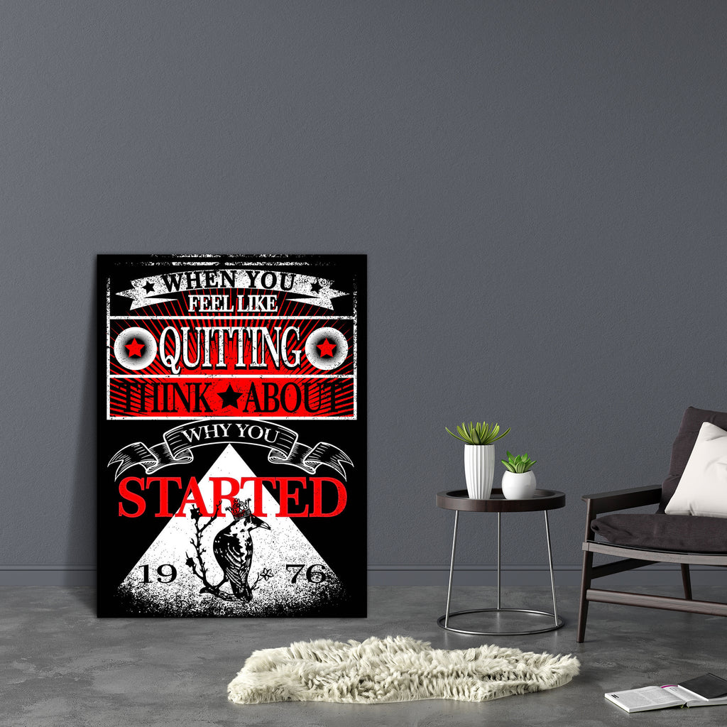 Feel Like Quitting Typography Art Canvas Painting Synthetic Frame-Paintings MDF Framing-AFF_FR-IC 5003958 IC 5003958, Abstract Expressionism, Abstracts, Ancient, Art and Paintings, Black, Black and White, Business, Calligraphy, Decorative, Digital, Digital Art, Graphic, Historical, Illustrations, Inspirational, Medieval, Motivation, Motivational, Quotes, Retro, Semi Abstract, Signs, Signs and Symbols, Text, Typography, Vintage, White, feel, like, quitting, art, canvas, painting, synthetic, frame, abstract, 