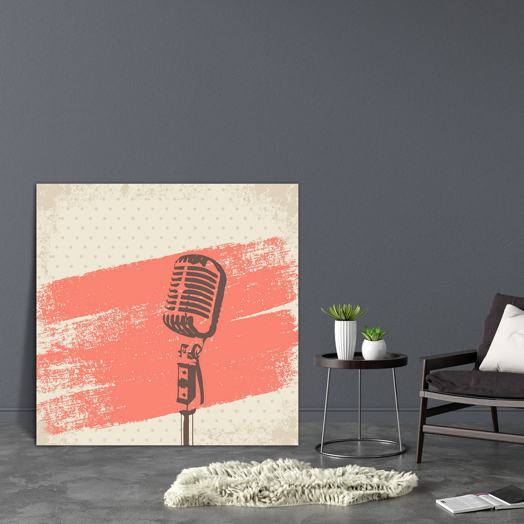 Retro Microphone Brush Canvas Painting Synthetic Frame-Paintings MDF Framing-AFF_FR-IC 5003960 IC 5003960, Ancient, Dance, Entertainment, Festivals, Festivals and Occasions, Festive, Historical, Illustrations, Medieval, Music, Music and Dance, Music and Musical Instruments, Musical Instruments, Pop Art, Retro, Vintage, microphone, brush, canvas, painting, synthetic, frame, concert, jazz, karaoke, poster, audio, background, banner, communication, disco, discussion, editable, event, festival, instrument, part
