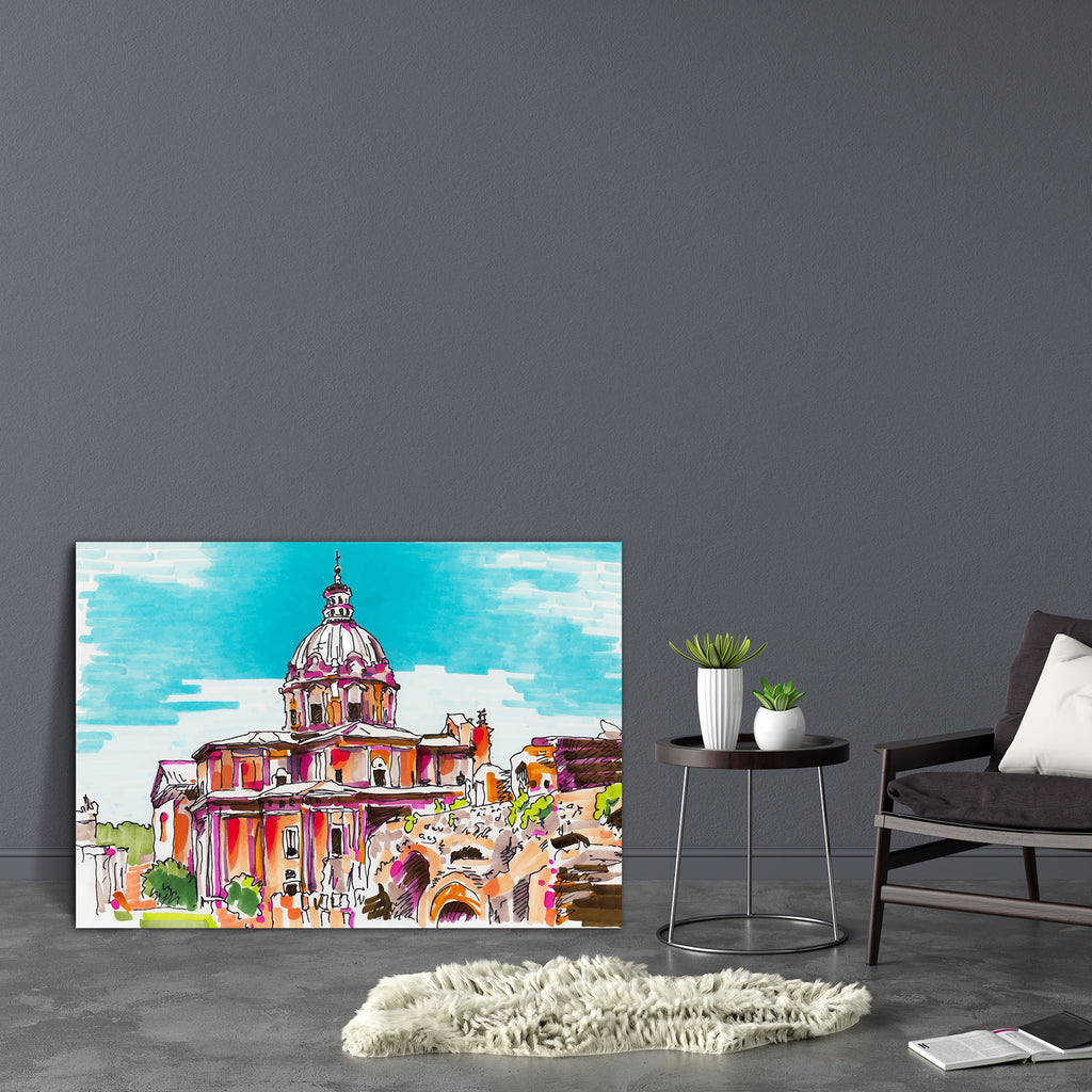 Rome Italy Cityscape D1 Canvas Painting Synthetic Frame-Paintings MDF Framing-AFF_FR-IC 5003961 IC 5003961, Ancient, Architecture, Art and Paintings, Automobiles, Christianity, Cities, City Views, Digital, Digital Art, Drawing, Graphic, Historical, Holidays, Illustrations, Italian, Jesus, Landmarks, Medieval, Paintings, Places, Signs, Signs and Symbols, Sketches, Transportation, Travel, Vehicles, Vintage, rome, italy, cityscape, d1, canvas, painting, synthetic, frame, art, artwork, basilica, building, card,