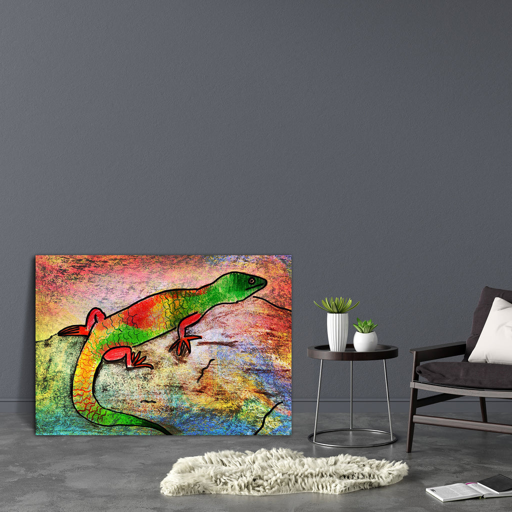 Lizard Canvas Painting Synthetic Frame-Paintings MDF Framing-AFF_FR-IC 5003963 IC 5003963, Animals, Art and Paintings, Drawing, Illustrations, Paintings, Sketches, lizard, canvas, painting, synthetic, frame, animal, art, artwork, child, childhood, color, colorful, concept, craft, creativity, horizontal, illustration, image, imagination, multi, nobody, one, paint, reptile, sketch, vertebrates, vivid, wild, zoology, artzfolio, wall decor for living room, wall frames for living room, frames for living room, wa