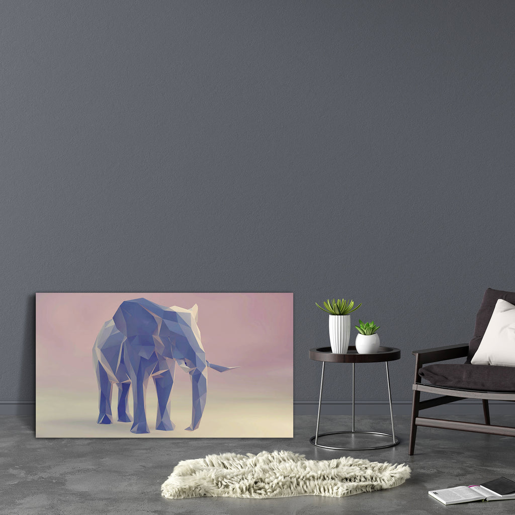 Abstract Elephant D1 Canvas Painting Synthetic Frame-Paintings MDF Framing-AFF_FR-IC 5003969 IC 5003969, 3D, Abstract Expressionism, Abstracts, African, Animals, Art and Paintings, Birds, Business, Digital, Digital Art, Geometric, Geometric Abstraction, Graphic, Icons, Illustrations, Nature, Scenic, Semi Abstract, Signs, Signs and Symbols, Symbols, Triangles, Wildlife, abstract, elephant, d1, canvas, painting, synthetic, frame, animal, art, artwork, background, beautiful, biodiversity, concept, creative, de