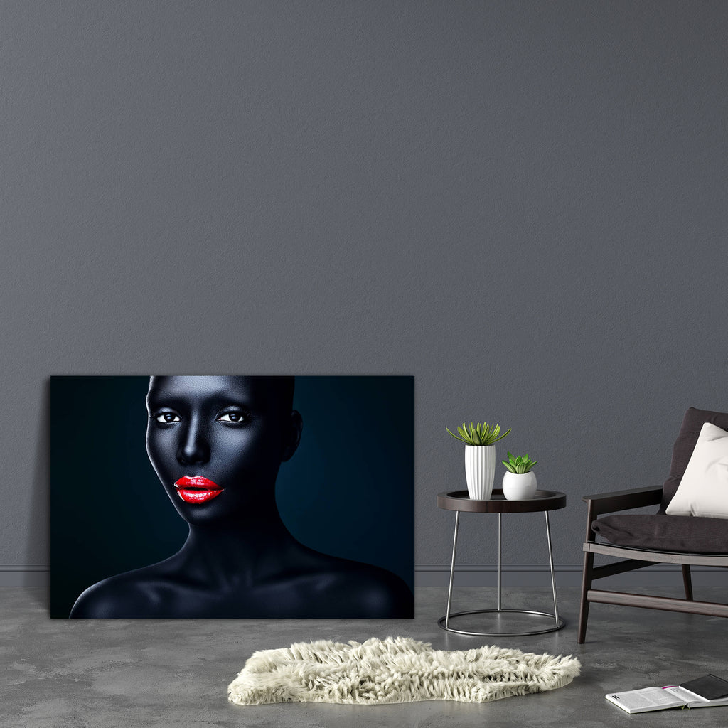 Woman With Red Lips D2 Canvas Painting Synthetic Frame-Paintings MDF Framing-AFF_FR-IC 5003972 IC 5003972, Adult, Art and Paintings, Black, Black and White, Fashion, Health, Individuals, People, Portraits, woman, with, red, lips, d2, canvas, painting, synthetic, frame, beautiful, beauty, bodyart, contemporary, cool, face, facial, female, glamour, head, human, model, paint, person, portrait, skin, studio, style, artzfolio, wall decor for living room, wall frames for living room, frames for living room, wall 