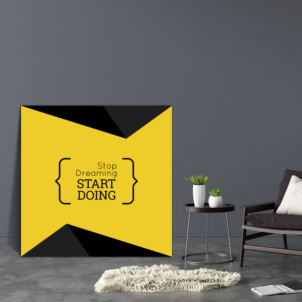 Stop Dreaming Start Doing D1 Canvas Painting Synthetic Frame-Paintings MDF Framing-AFF_FR-IC 5003975 IC 5003975, Abstract Expressionism, Abstracts, Art and Paintings, Black, Black and White, Calligraphy, Digital, Digital Art, Graphic, Illustrations, Inspirational, Motivation, Motivational, Patterns, Quotes, Semi Abstract, Text, Typography, stop, dreaming, start, doing, d1, canvas, painting, synthetic, frame, background, phrases, abstract, album, box, bracket, bubble, card, decoration, encouragement, illustr